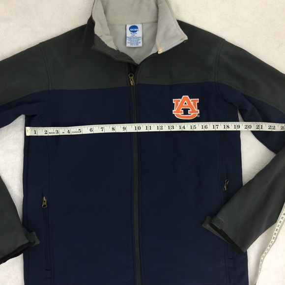 NCAA Sm Auburn Tigers Lightweight Full Zip Sweater - Picture 5 of 6